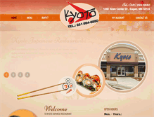 Tablet Screenshot of kyotomn.com